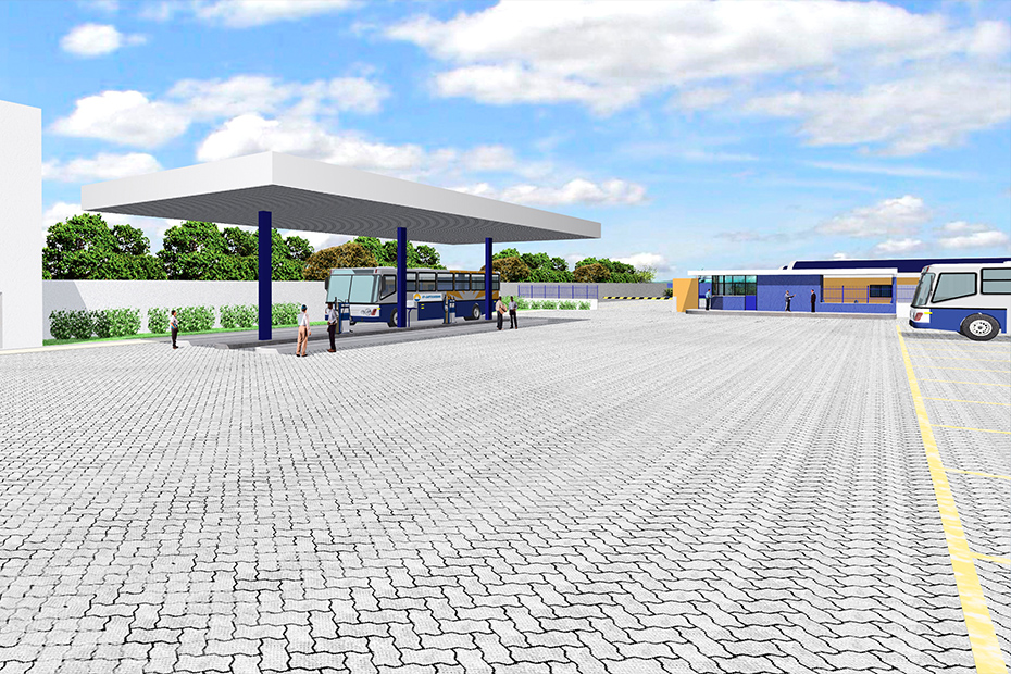 Garagem de Ônibus